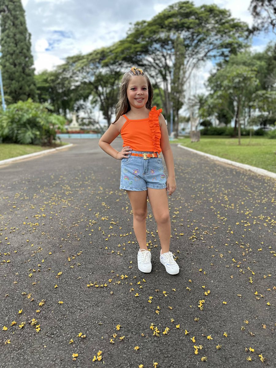 Cropped Ivete Laranja 