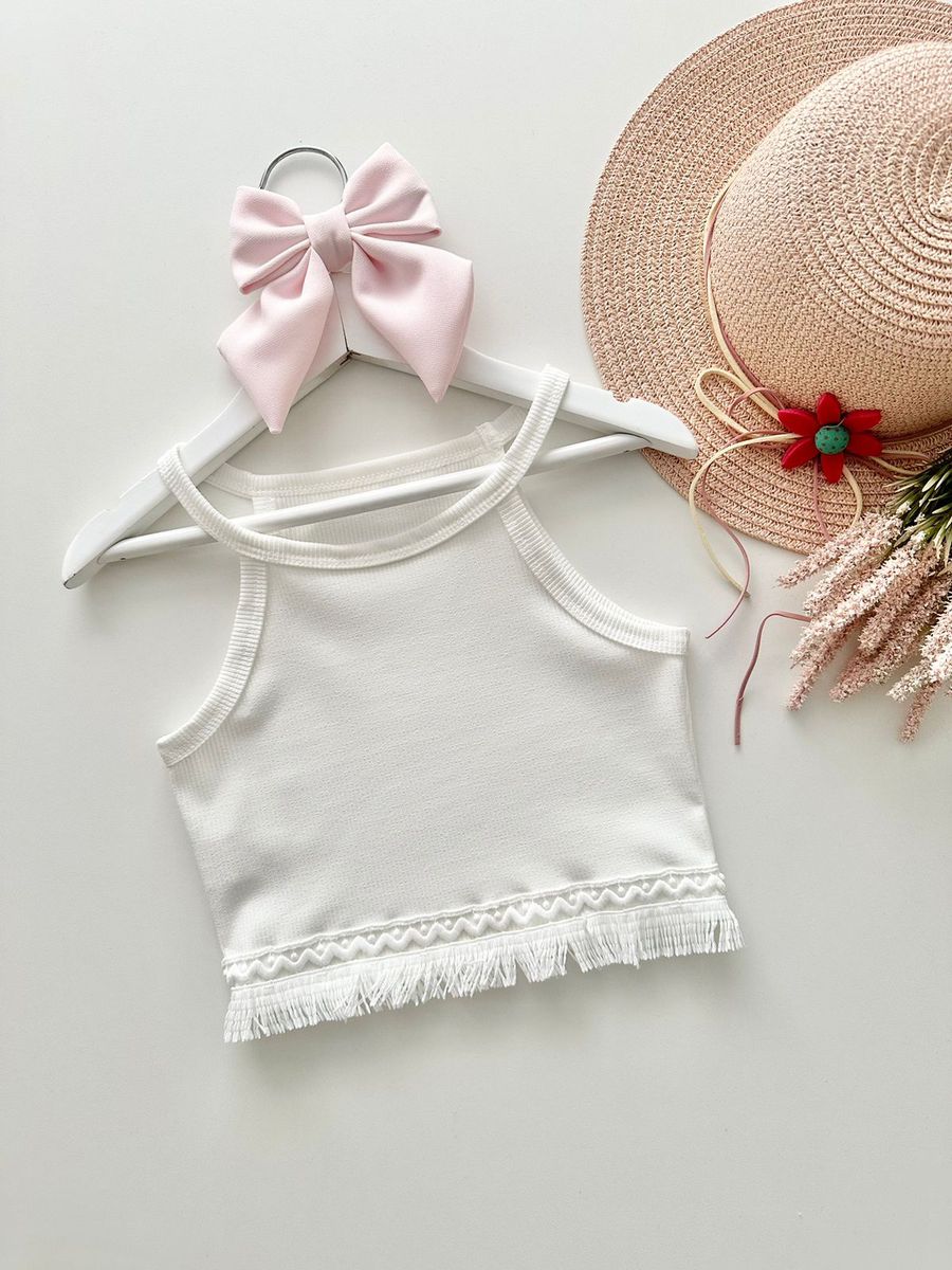 Cropped Maju Off White - Dondokinha Kids