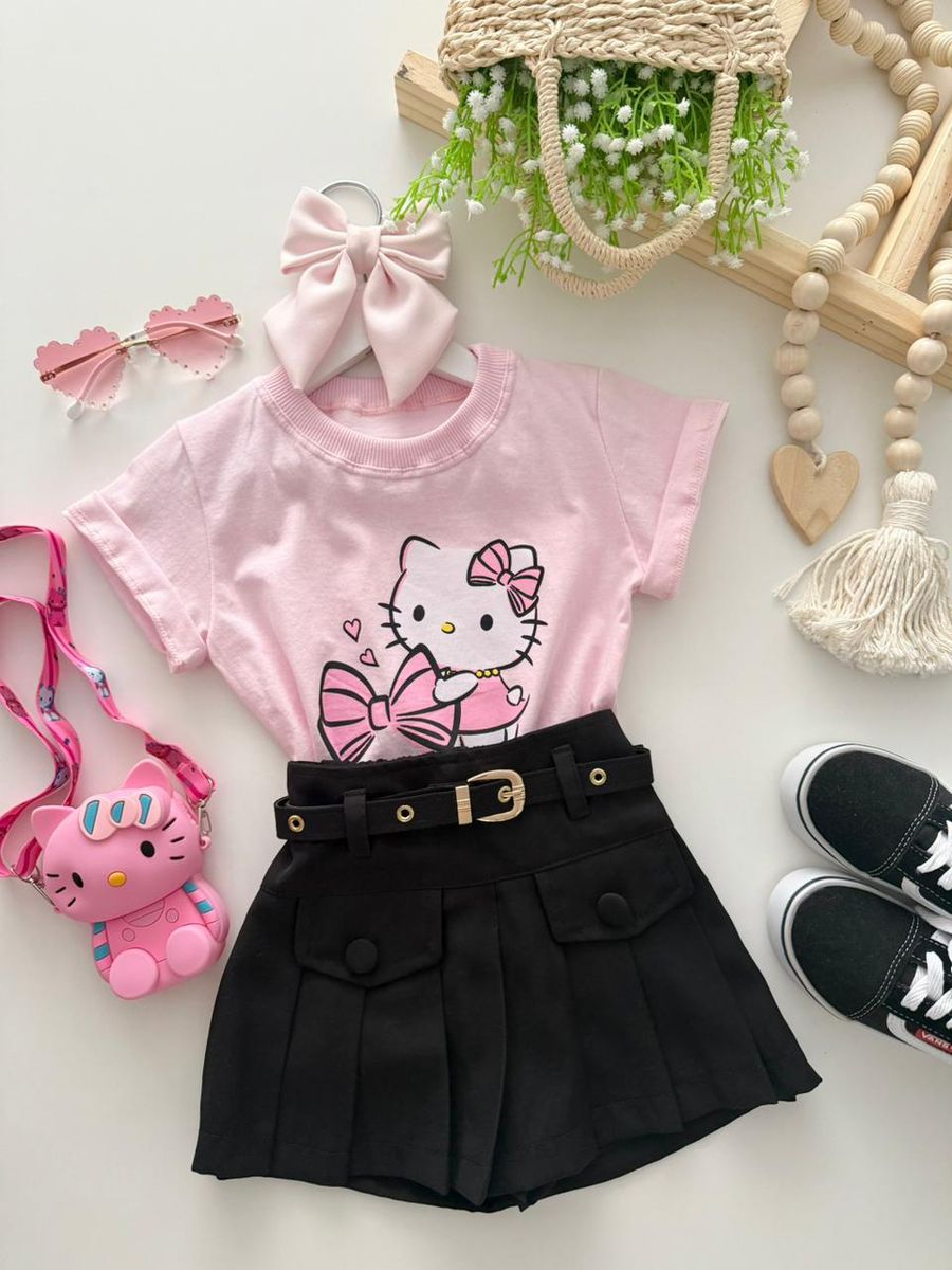 T-shirt Hello Kitty Rosa 