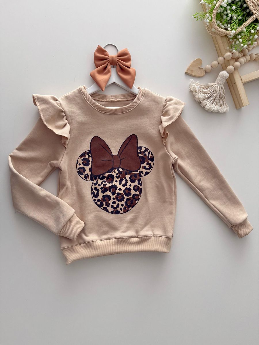 Blusa Minnie Nude - Dondokinha Kids