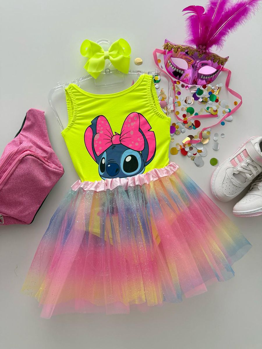 Body Stitch Amarelo Neon 