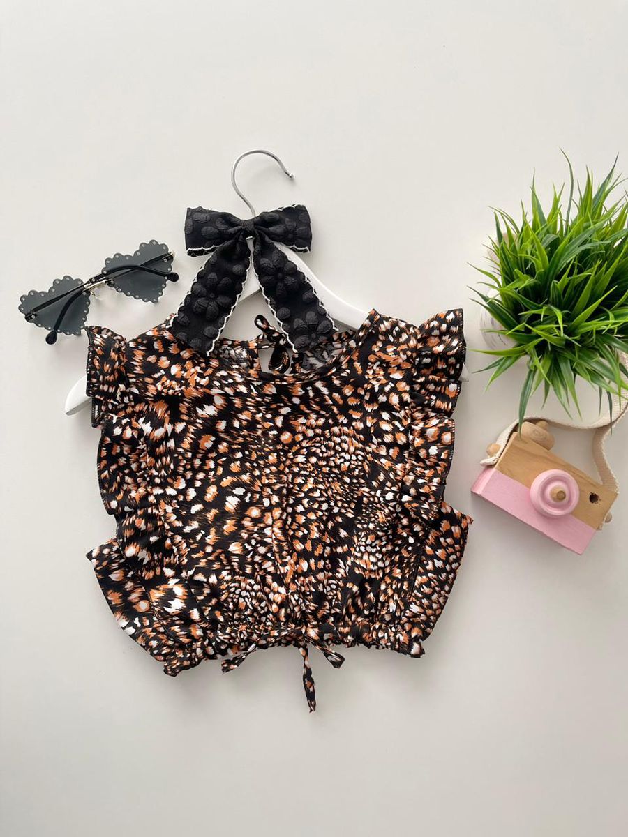Blusa Sandy Marrom - Dondokinha Kids