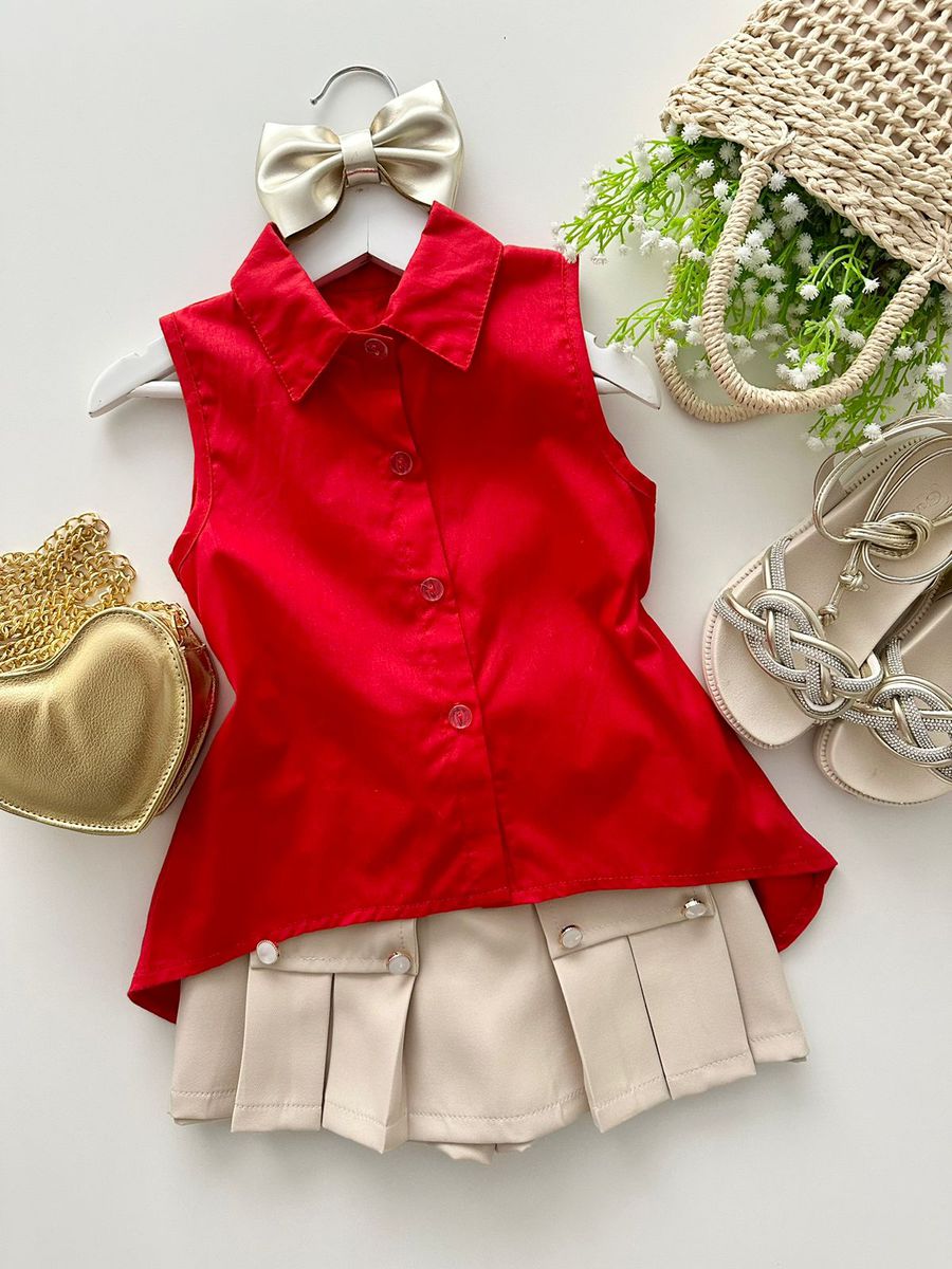 Camisa Yasmin Vermelha 