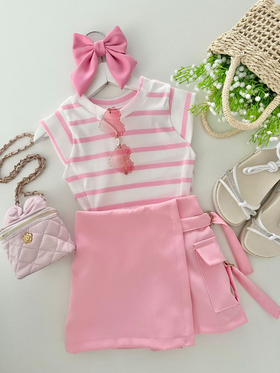 Blusa Mary Listra Rosa 