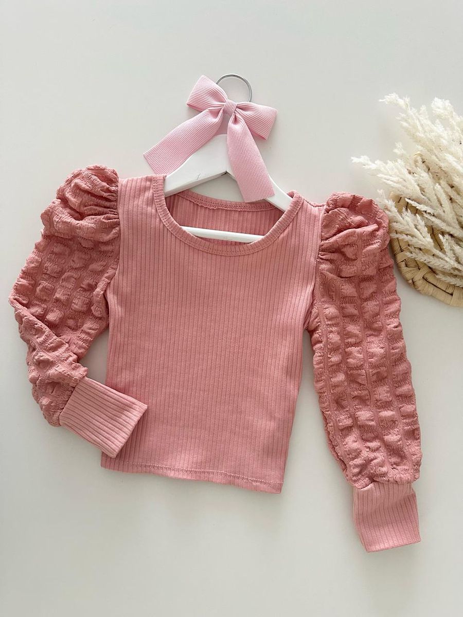 Blusa Barbara Rose - Dondokinha Kids