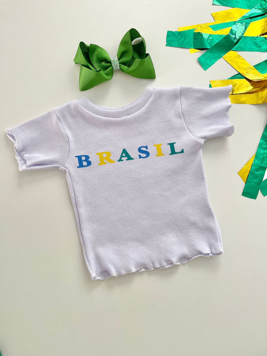 Blusa Brasil Branca