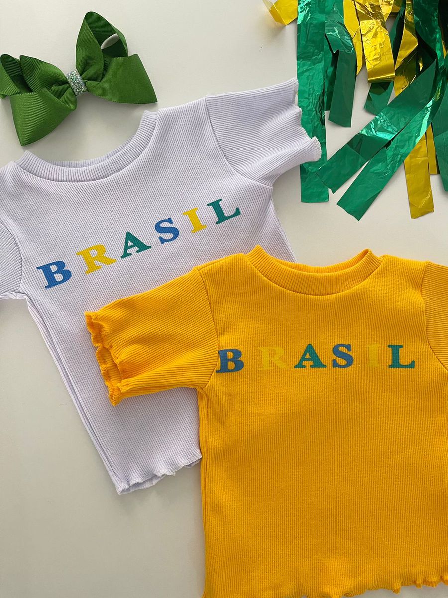 Blusa Brasil Branca