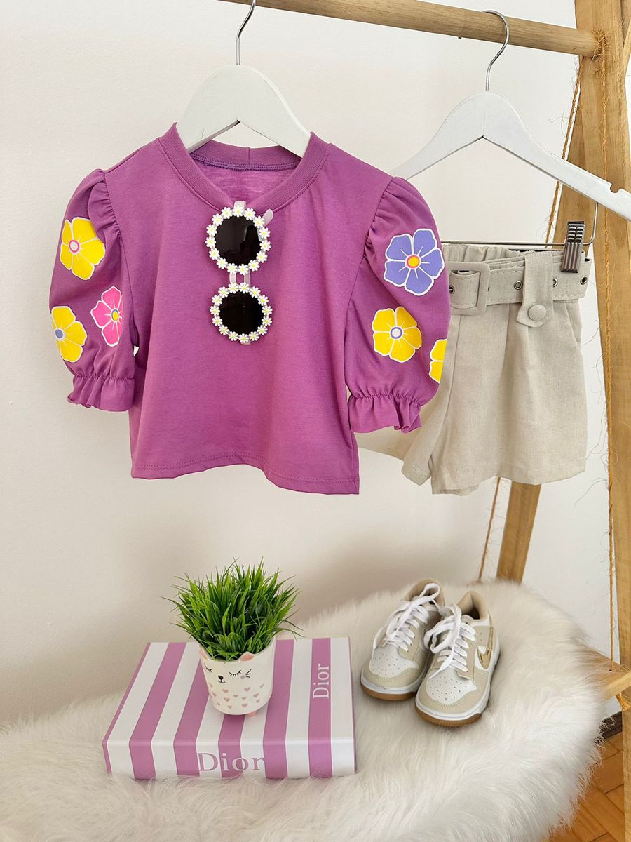 Blusa Daisy Lilás 
