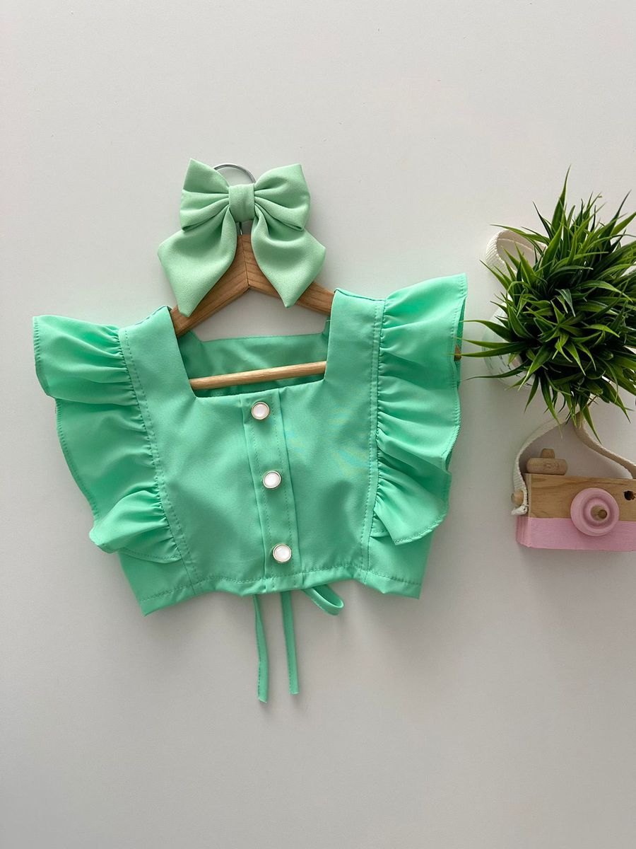 Blusa Drika Verde - Dondokinha Kids