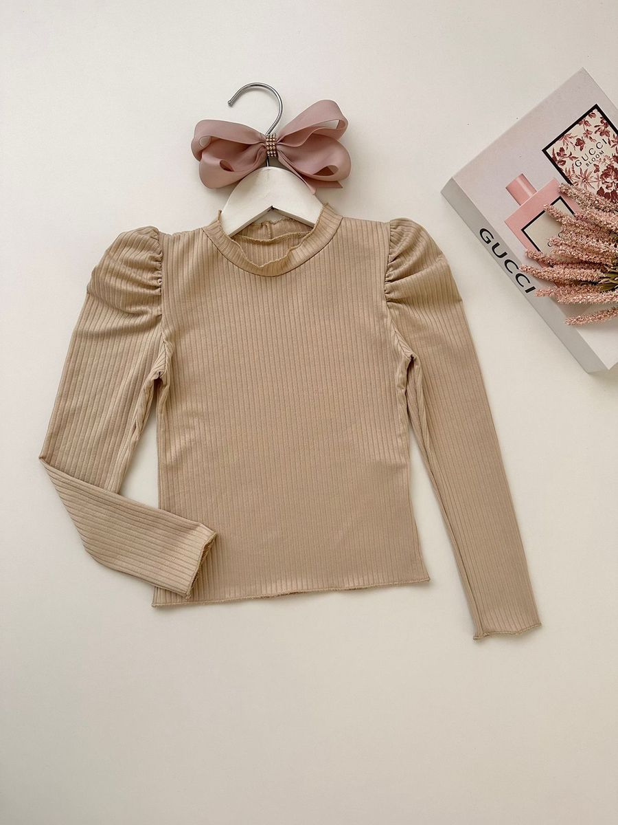 Blusa Julia Areia - Dondokinha Kids