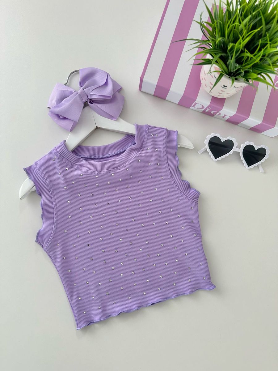 Blusa Mia Lilas - Dondokinha Kids