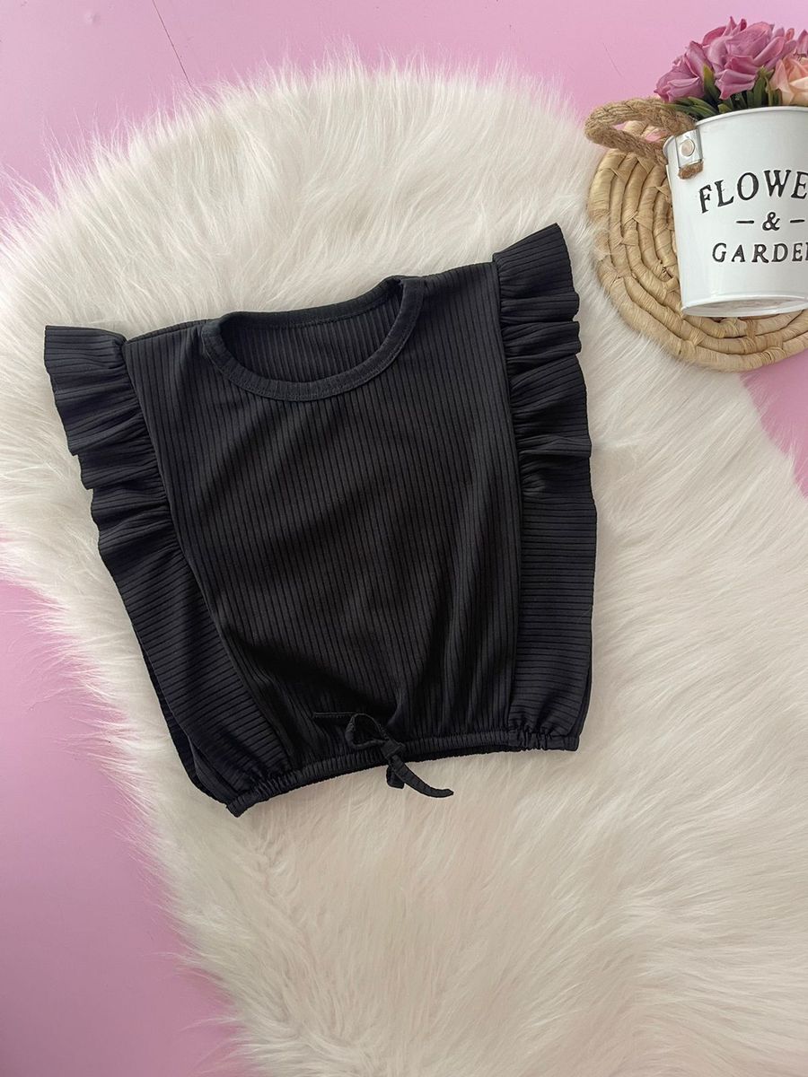 Blusa Preta - Dondokinha Kids