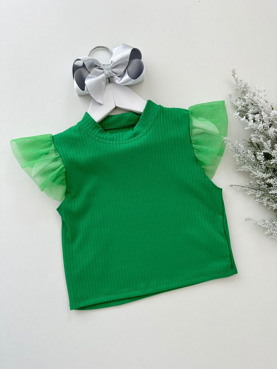 Blusa Lua Verde - Dondokinha Kids