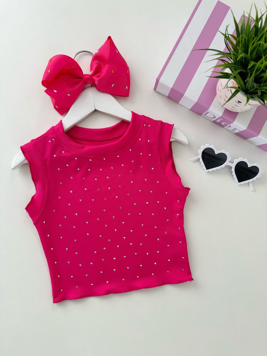 Blusa Mia Pink - Dondokinha Kids