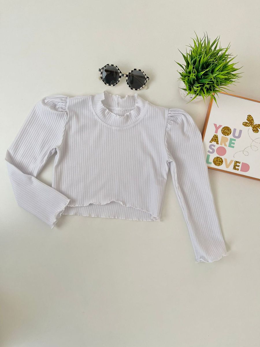 Blusa Naiara Branca - Dondokinha Kids