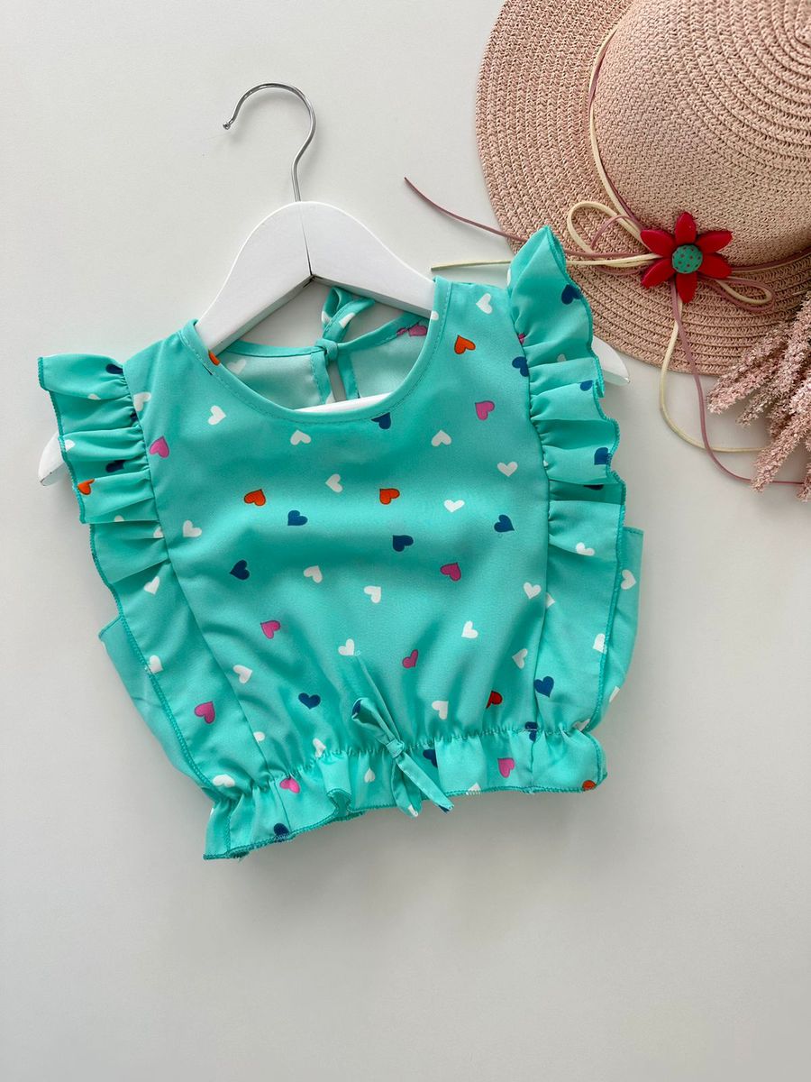 Blusa Sandy Azul - Dondokinha Kids