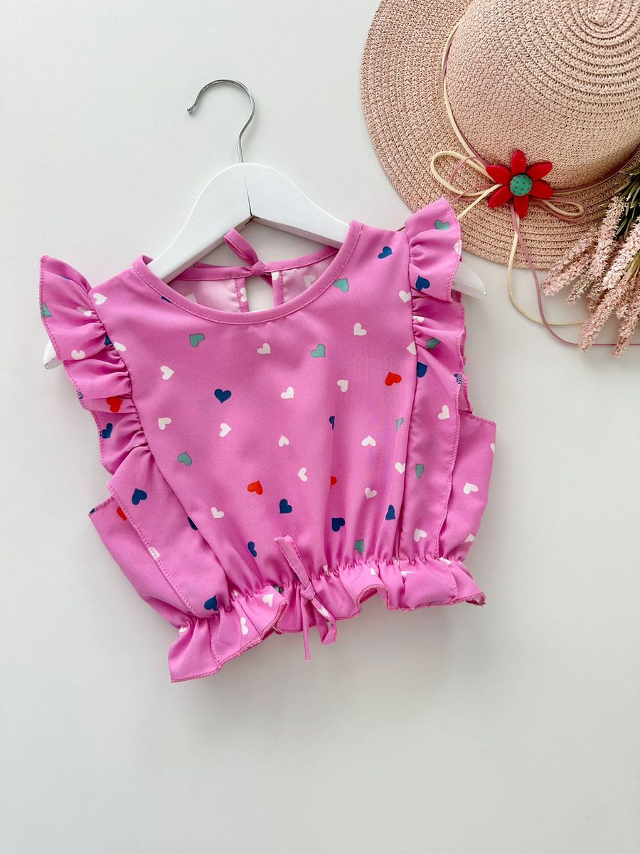 Blusa Sandy Lilás - Dondokinha Kids