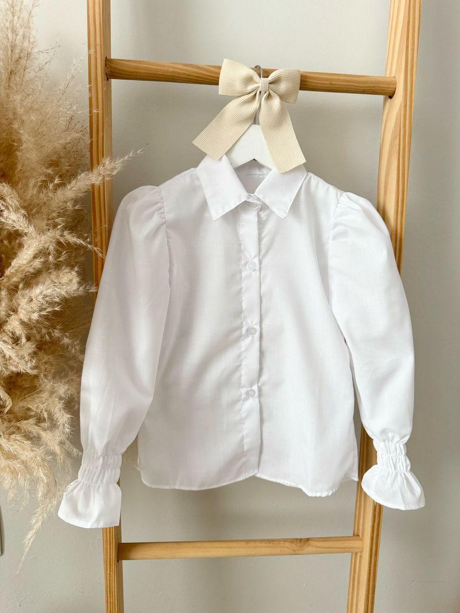 Camisa Helena Branca - Dondokinha Kids