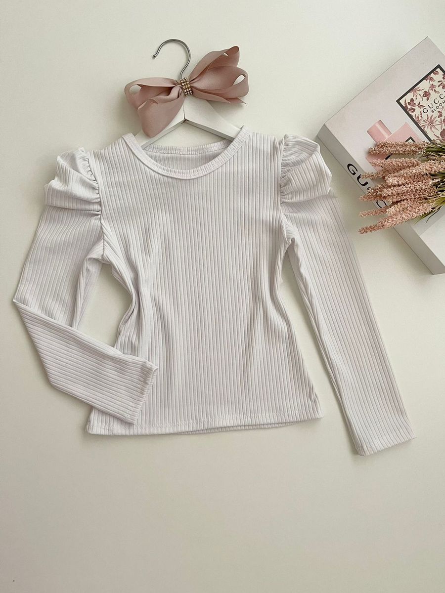 Blusa Livia Off White - Dondokinha Kids