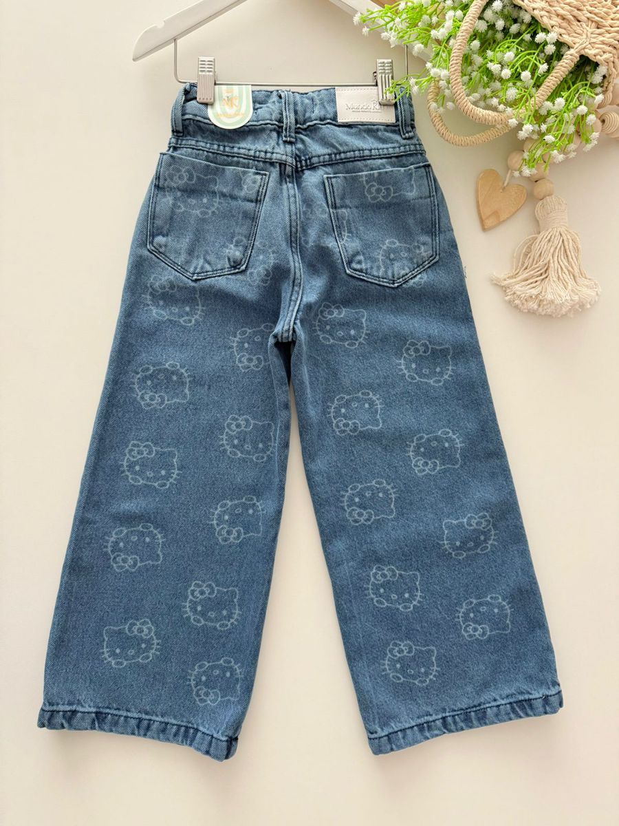 Calça Jeans Hello Kitty 