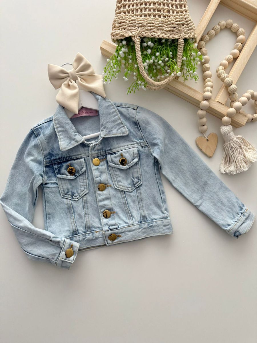 Jaqueta Jeans - Dondokinha Kids