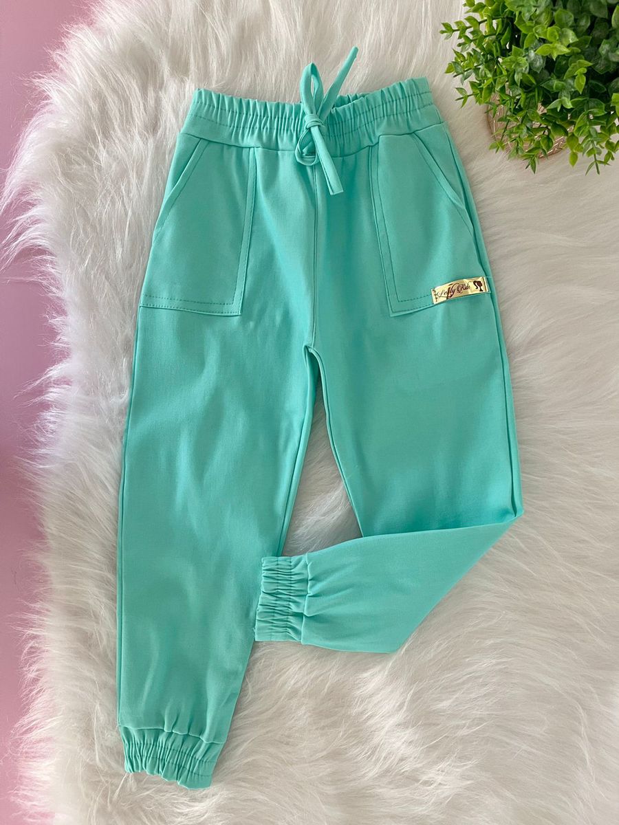 Calça Jogger Verde - Dondokinha Kids