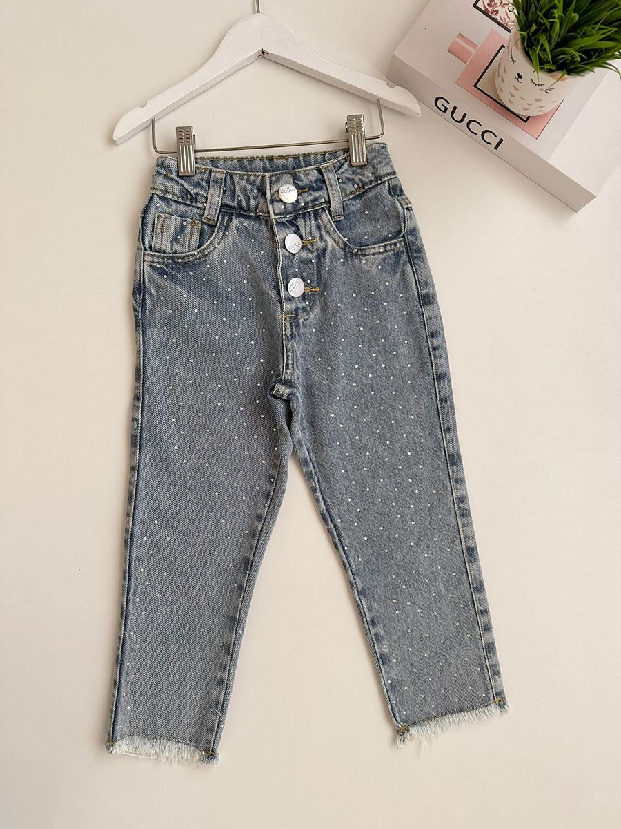 Calça Jeans Stras - Dondokinha Kids