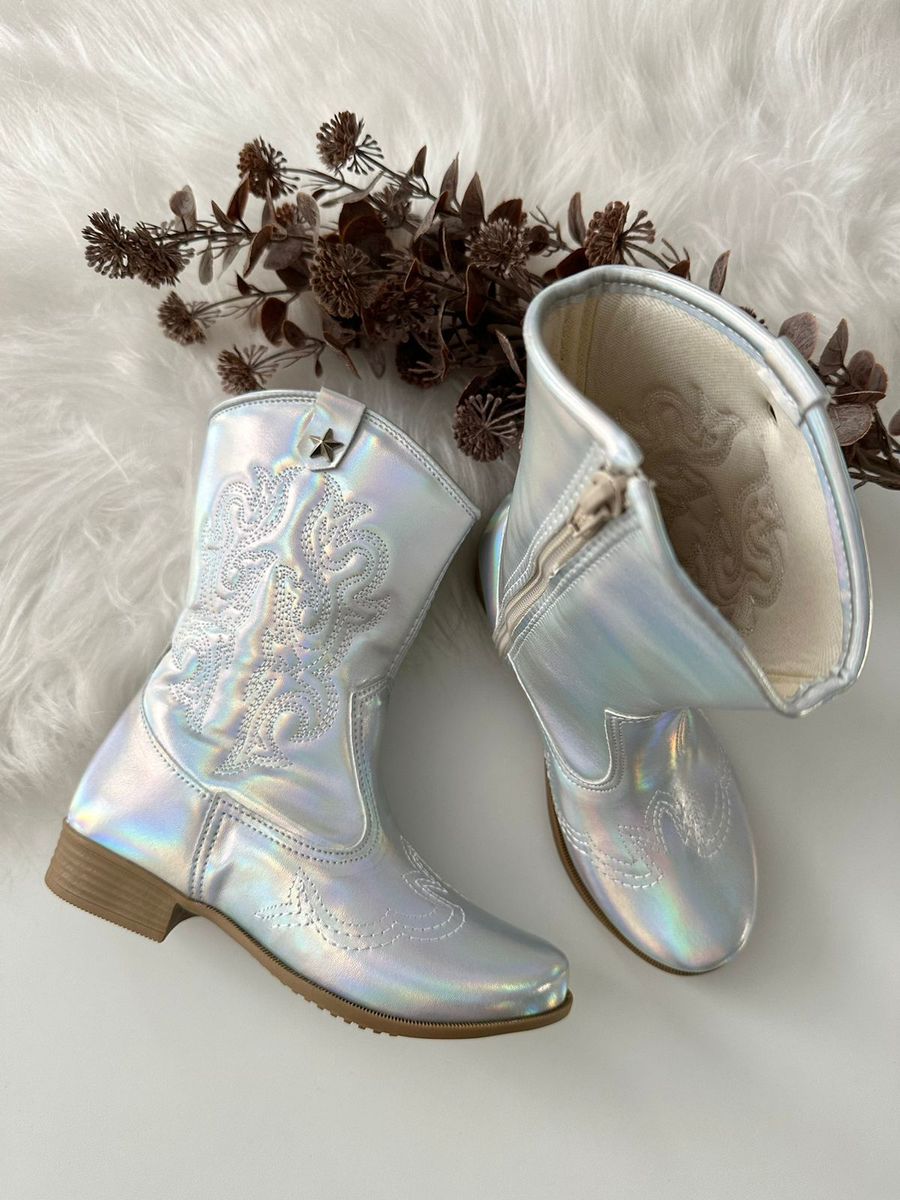 Bota Texana Prata
