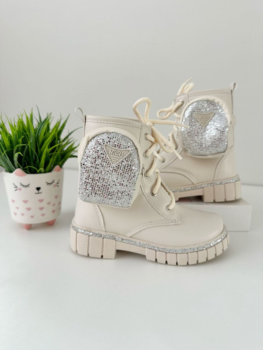 Coturno Glow Off White - Dondokinha Kids