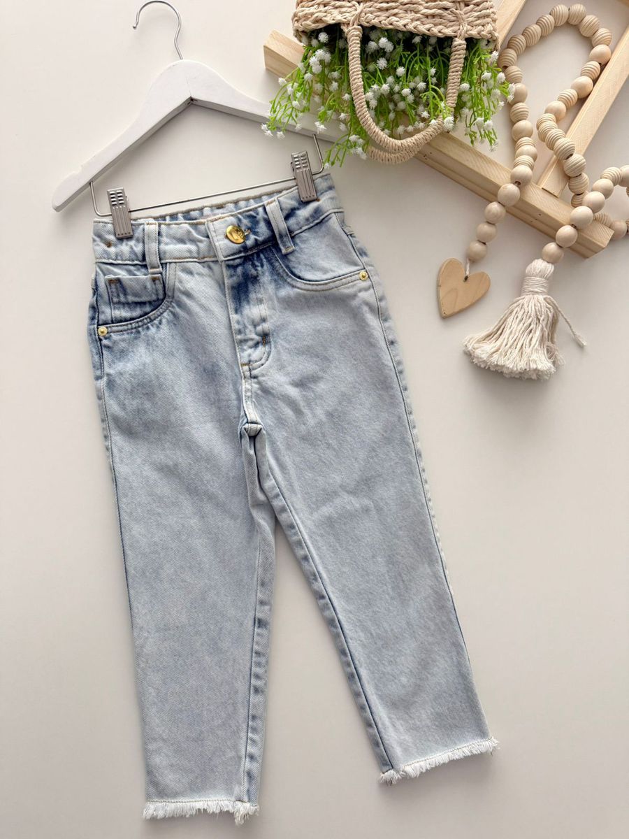 Calça Jeans Mom - Dondokinha Kids