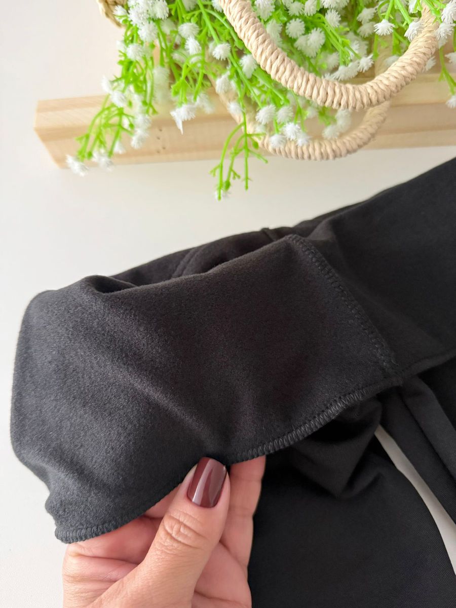 Calça Legging Juvenil Preta 