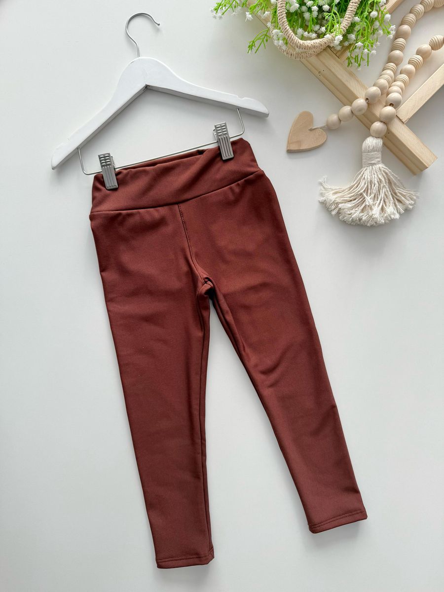 Calça Legging Marrom - Dondokinha Kids