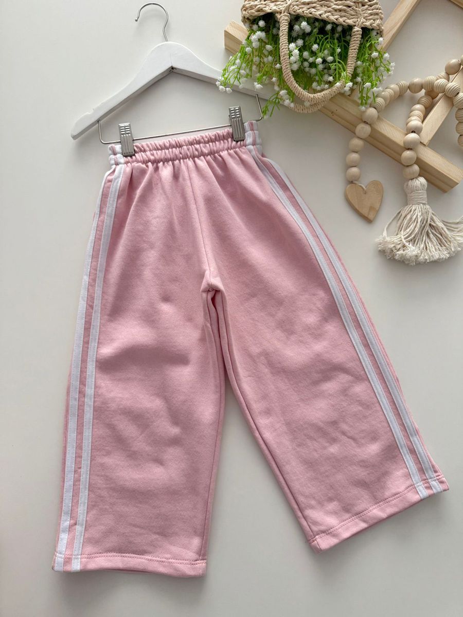 Calça Moletom Rosa - Dondokinha Kids