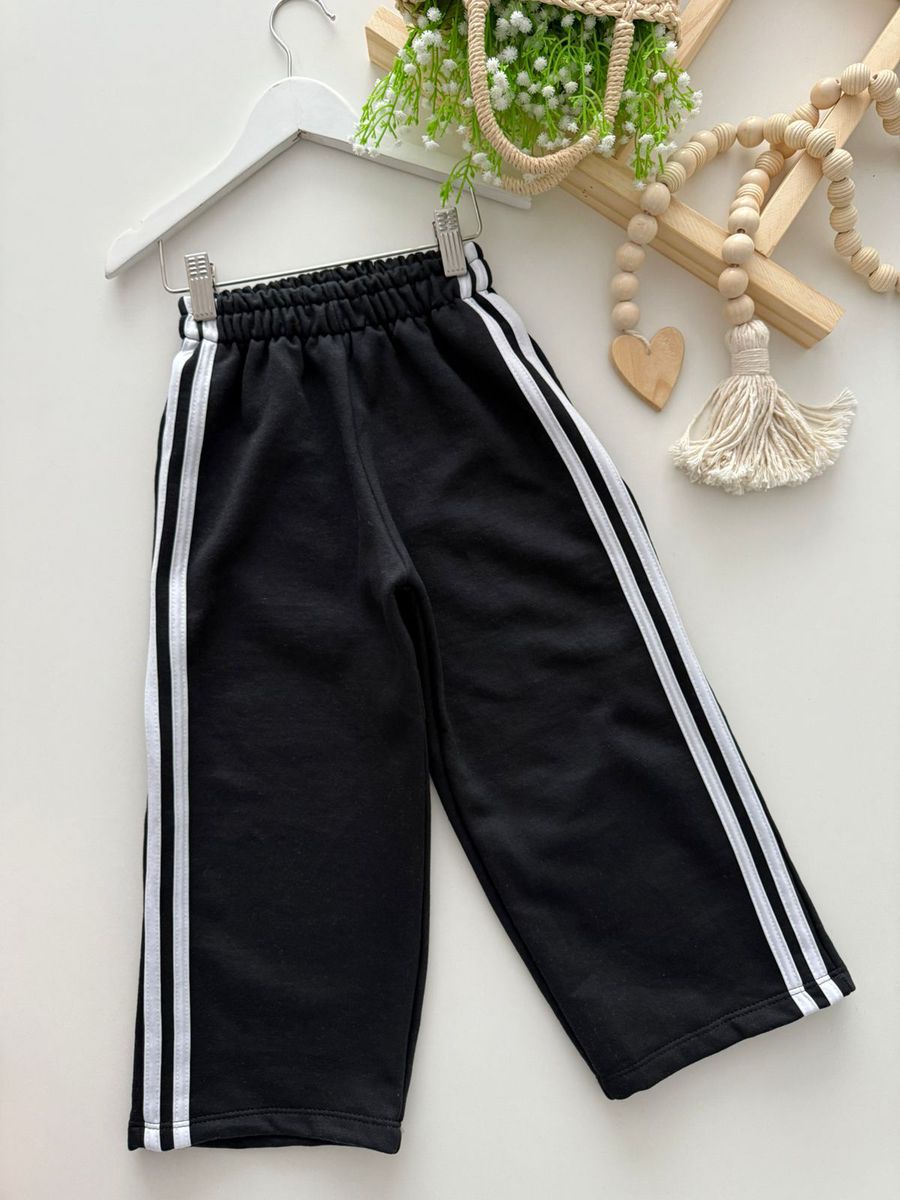 Calça Moletom Preta - Dondokinha Kids