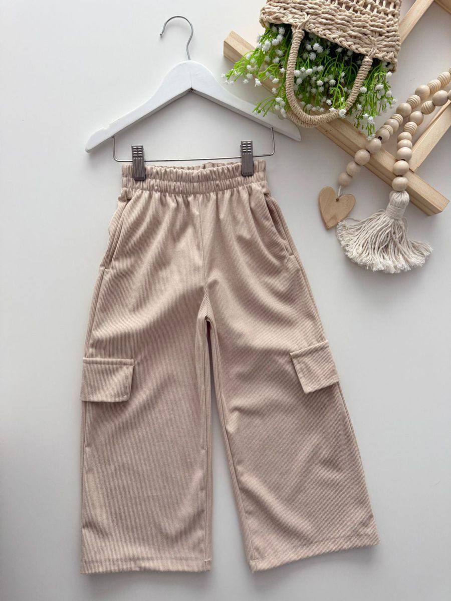 Calça Tati Off White - Dondokinha Kids