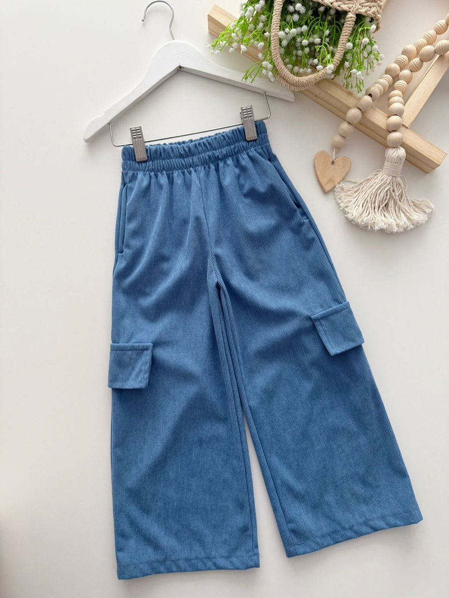 Calça Tati Azul - Dondokinha Kids