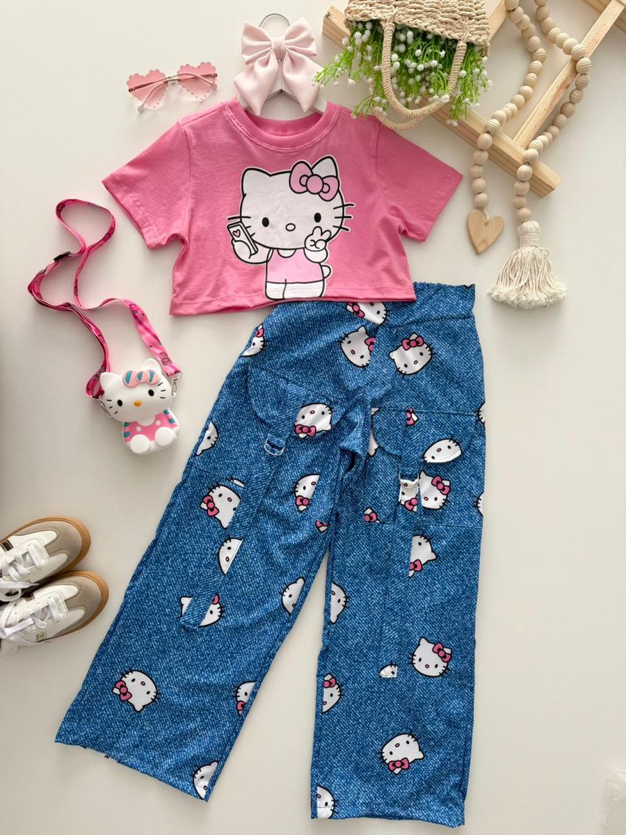 Conjunto Hello Kitty - Dondokinha Kids