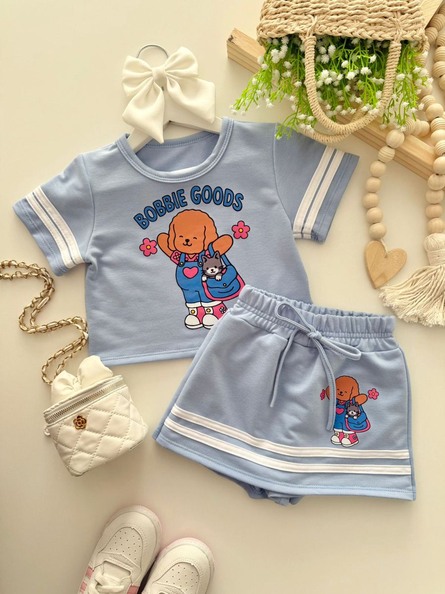 Conjunto Bobbie Goods Azul - Dondokinha Kids