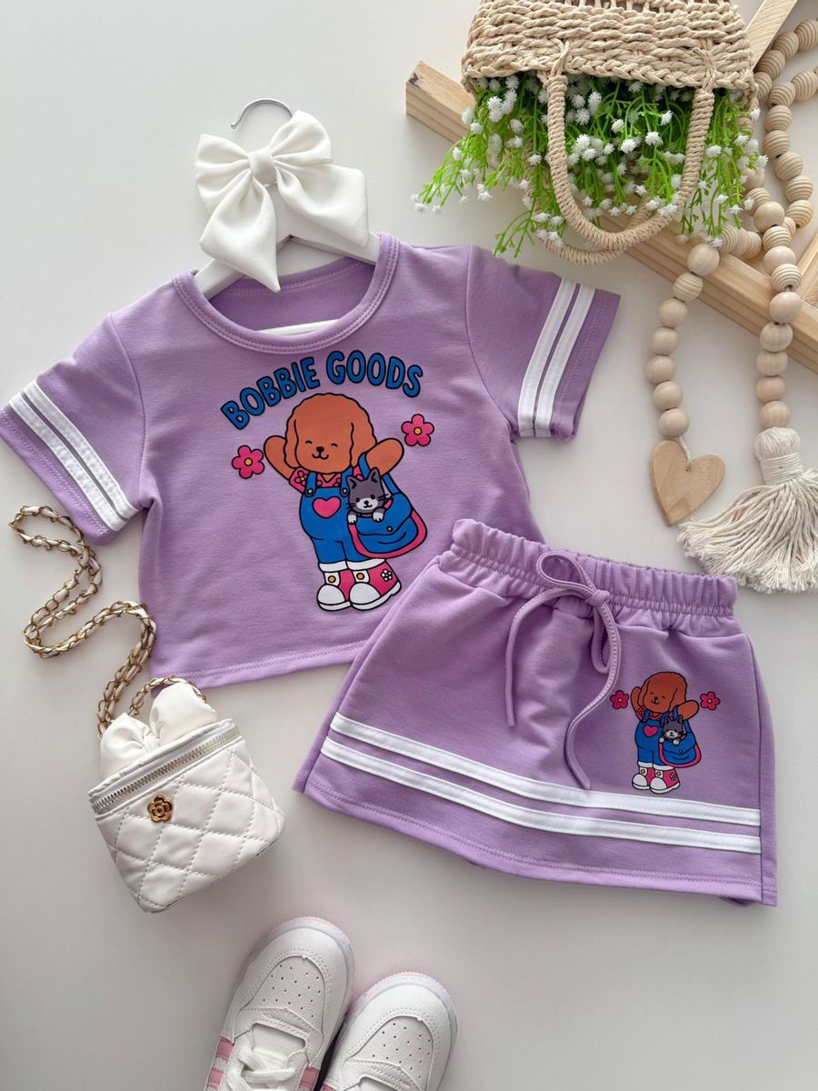 Conjunto Bobbie Goods Lilás - Dondokinha Kids