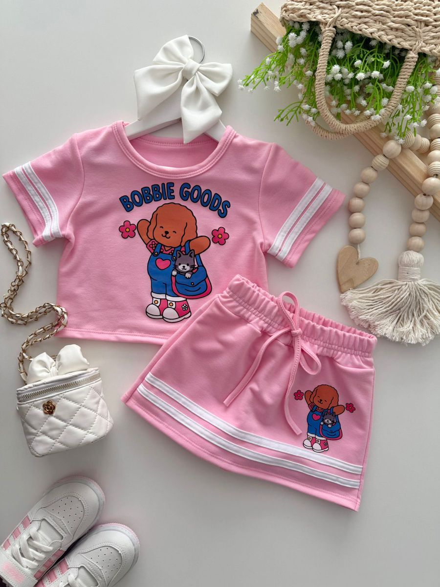 Conjunto Bobbie Goods Rosa - Dondokinha Kids