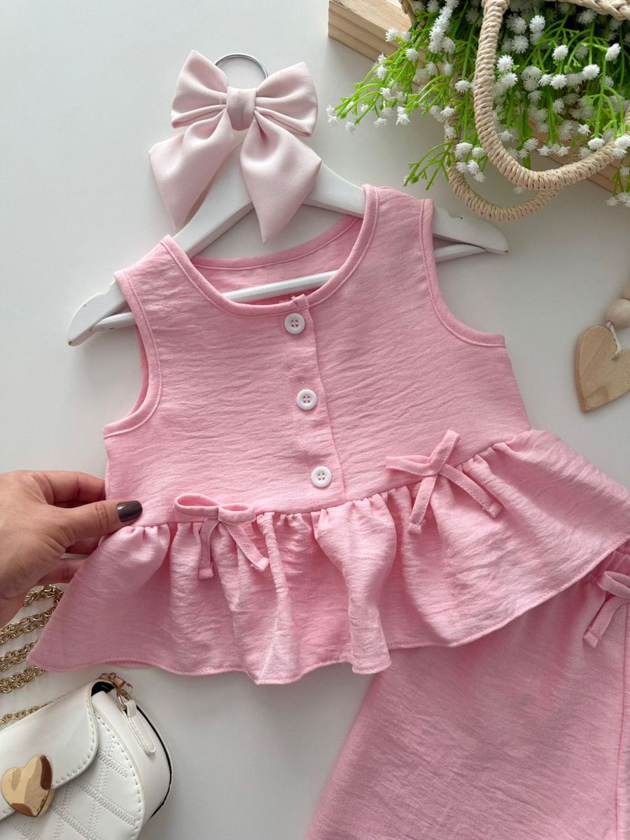 Conjunto Melina Rosa