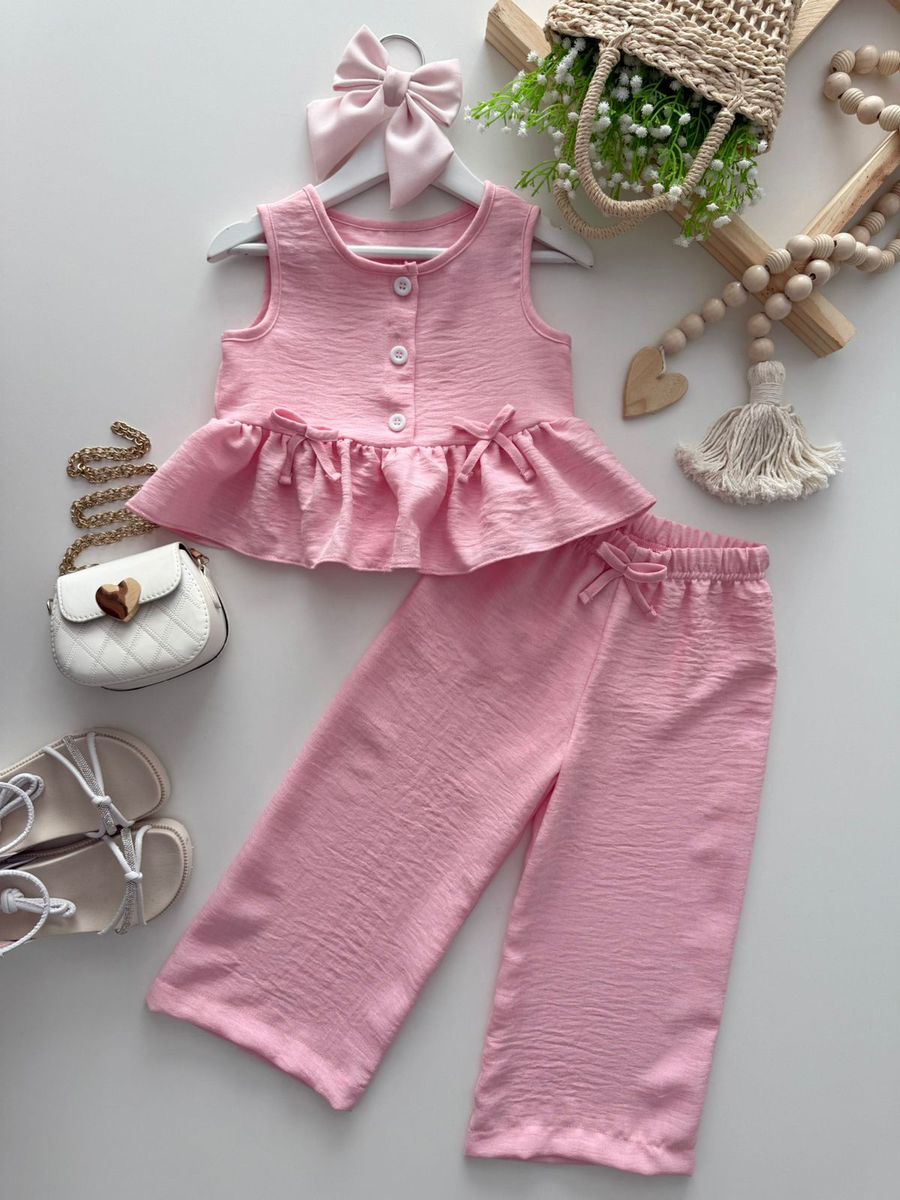 Conjunto Melina Rosa - Dondokinha Kids