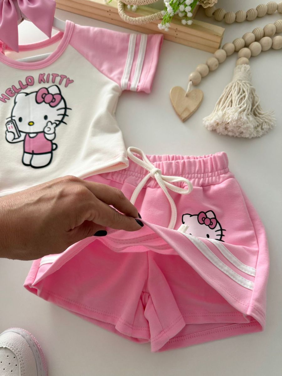 Conjunto Hello Kitty Rosa