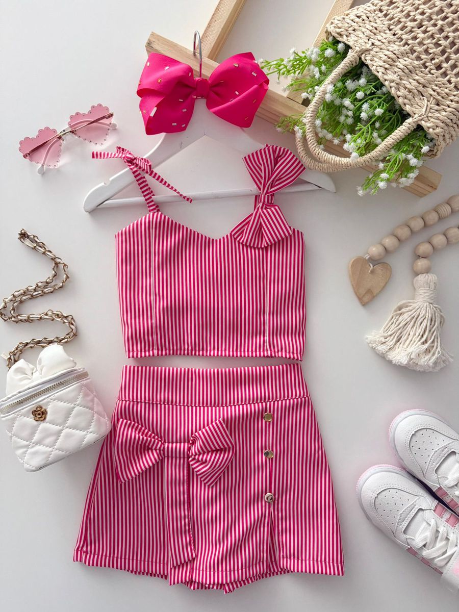 Conjunto Tamires Pink - Dondokinha Kids