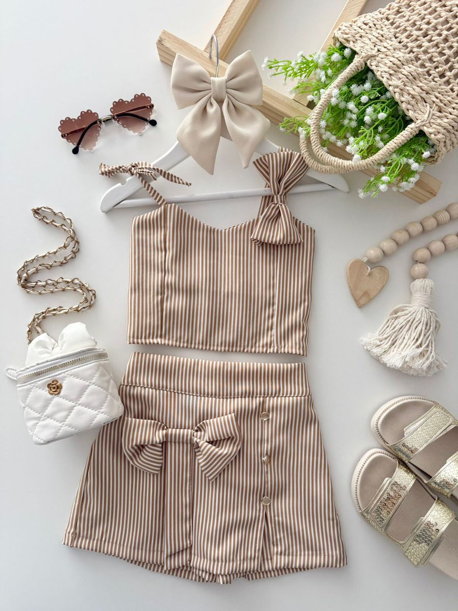Conjunto Tamires Nude - Dondokinha Kids