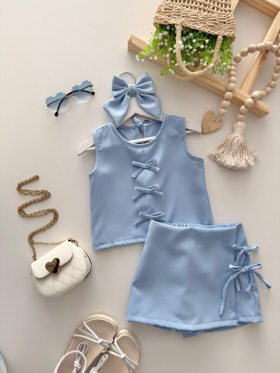 Conjunto Ludmilla Azul - Dondokinha Kids
