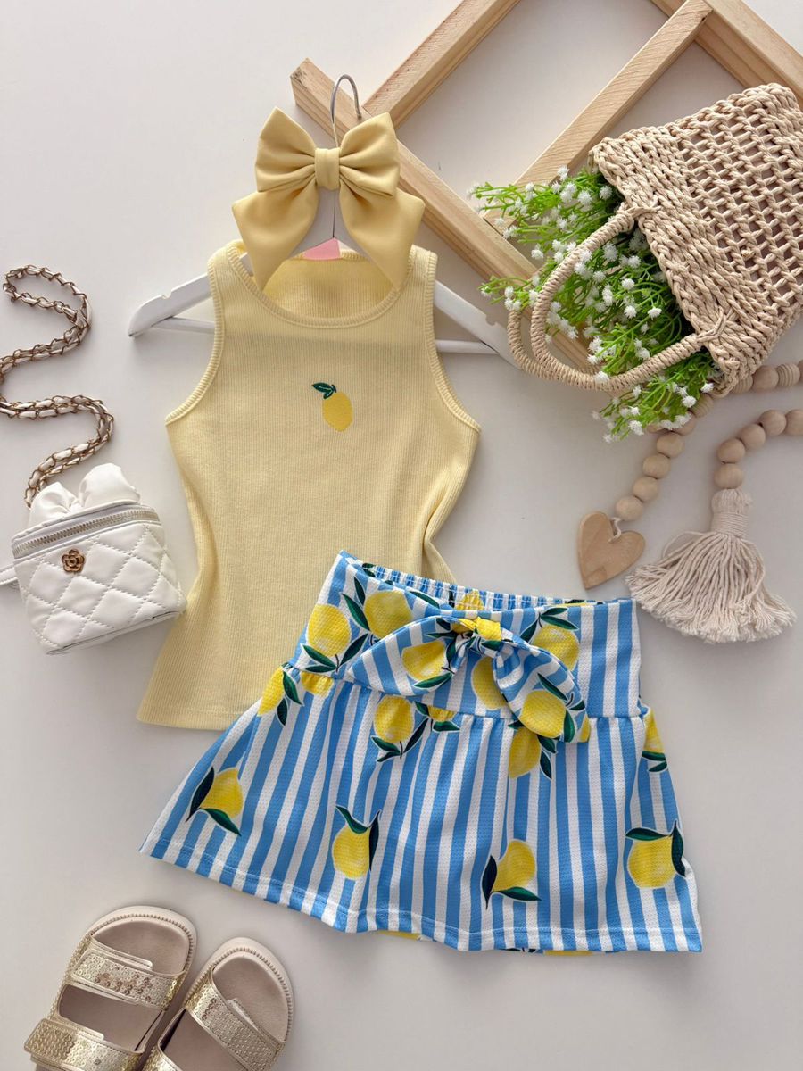 Conjunto Lorena Azul - Dondokinha Kids