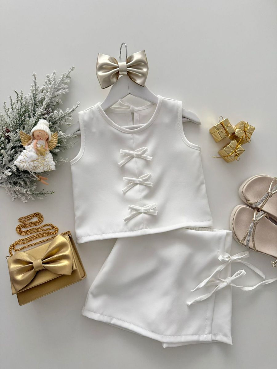 Conjunto Ludmilla Branco - Dondokinha Kids