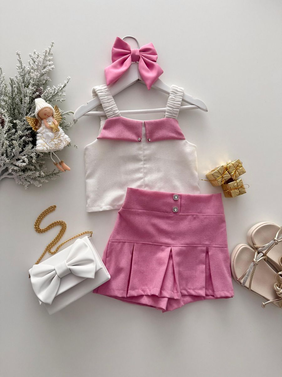 Conjunto Anelize Rosa - Dondokinha Kids