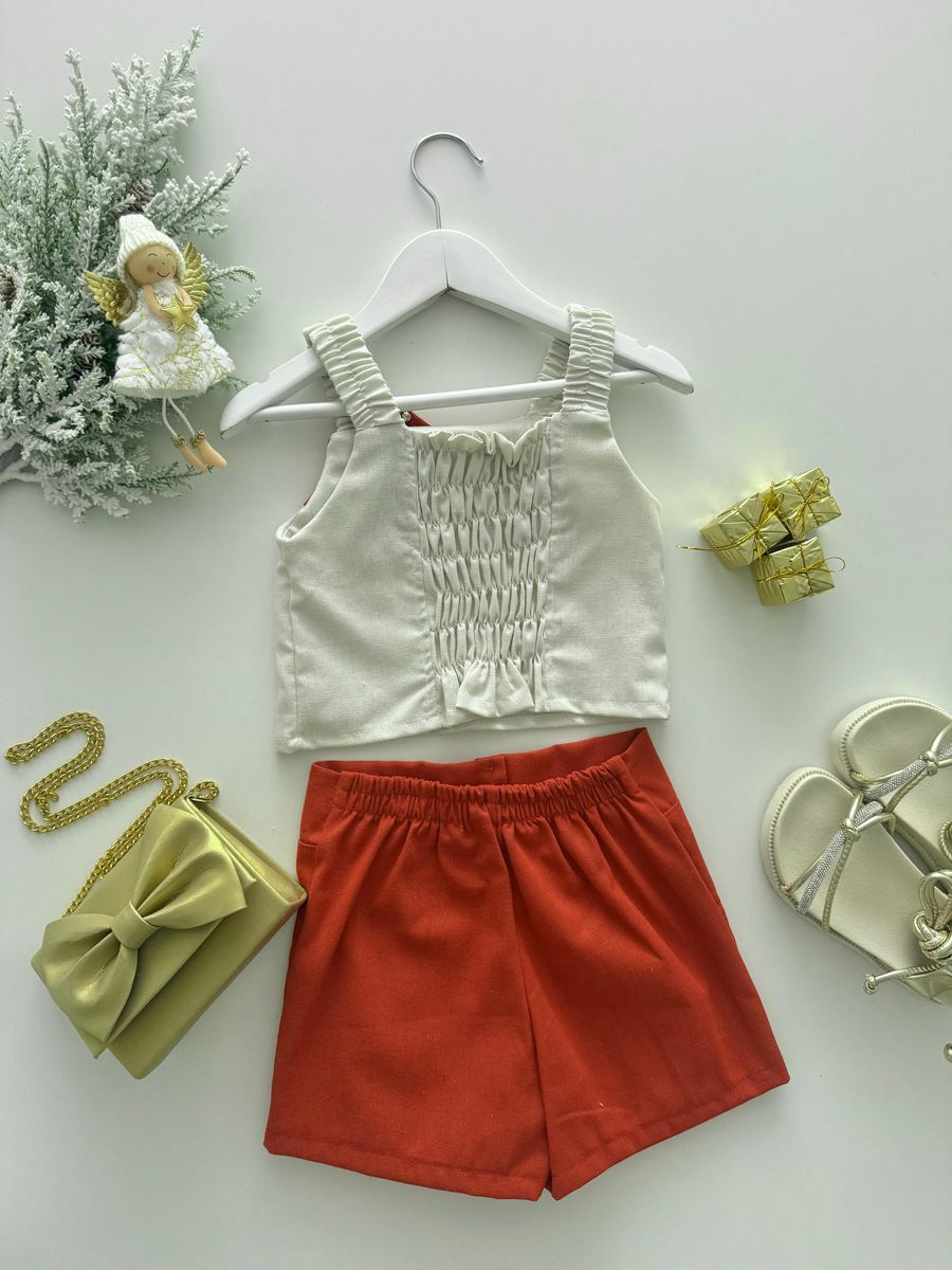 Conjunto Anelize Vermelho